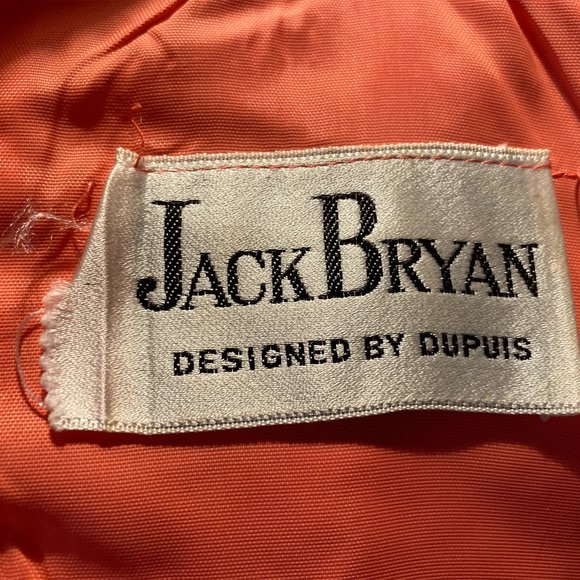 THE TANGERINE DREAM: Knee-Length Chiffon 1970s Vintage Neon Orange Prairie Dress - Picture 6 of 6